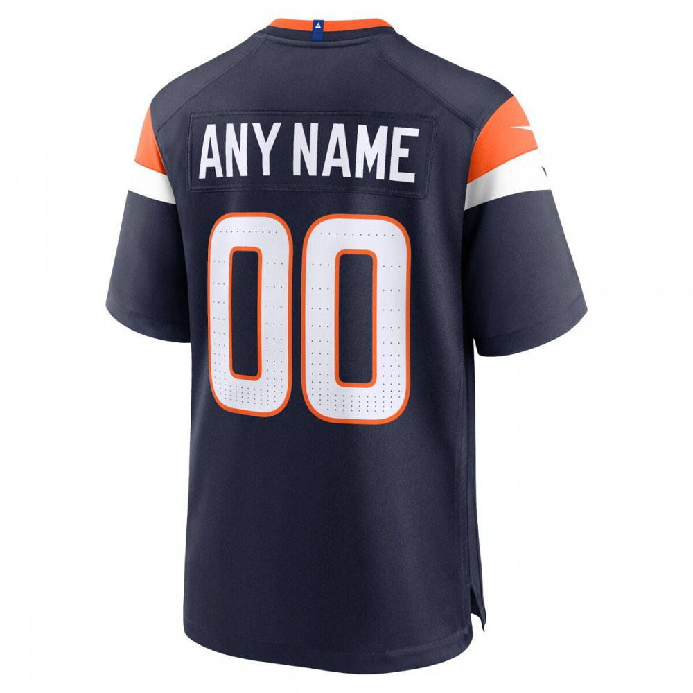 Denver Broncos Nike Alternate Custom Game Jersey - Navy-Profan Arena